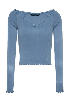 Damen Langarmshirt Slim Fit