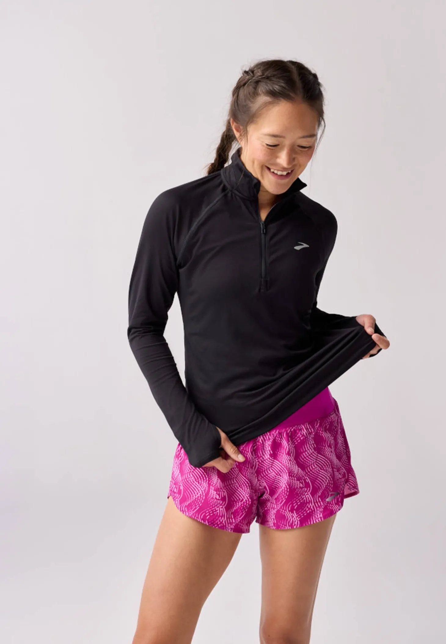 Damen Laufshirt DASH 1/2 ZIP 3.0