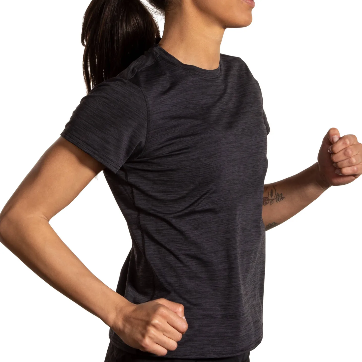 Damen Laufshirt LUXE SHORT SLEEVE Kurzarm