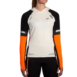 Damen Laufshirt mit Kapuze RUN VISIBLE THERMAL HOODIE 2.0