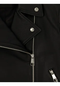 Damen Lederjacke aus genarbtem Büffelleder