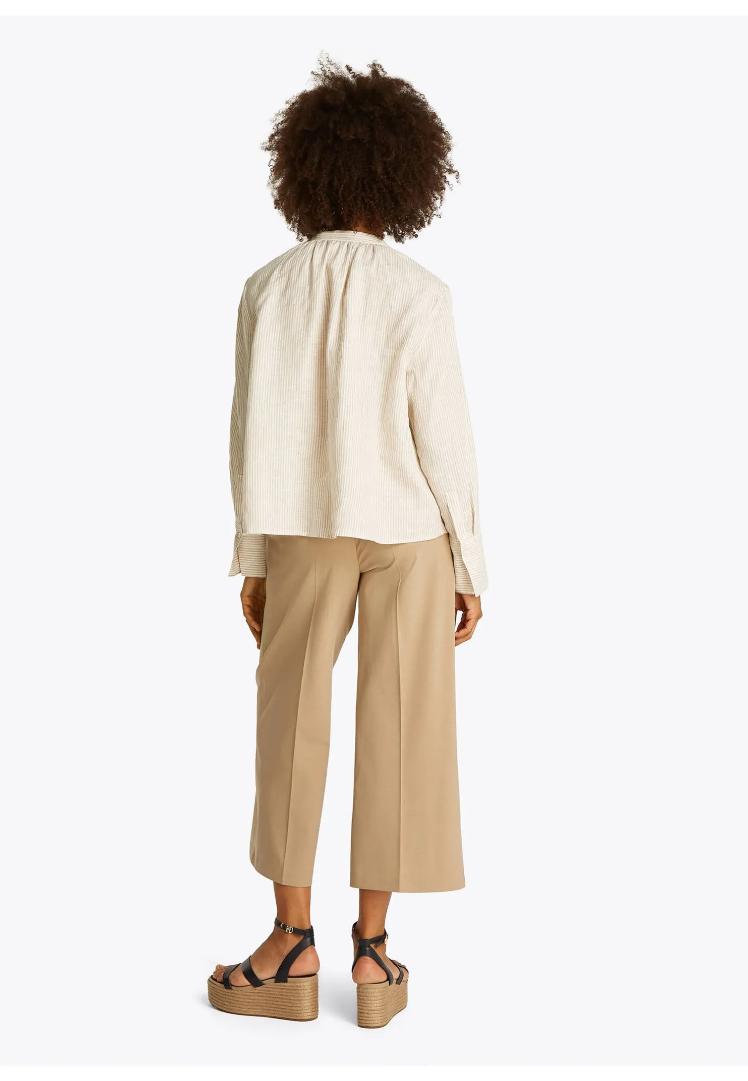 Damen Leinenbluse Relaxed Fit