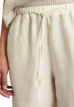 Damen Leinenhose JOGGPANTS Straight Leg