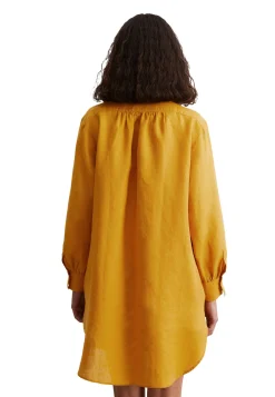 Damen Leinenkleid Relaxed Fit