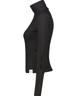 Damen Longsleeve mit Rollkragen