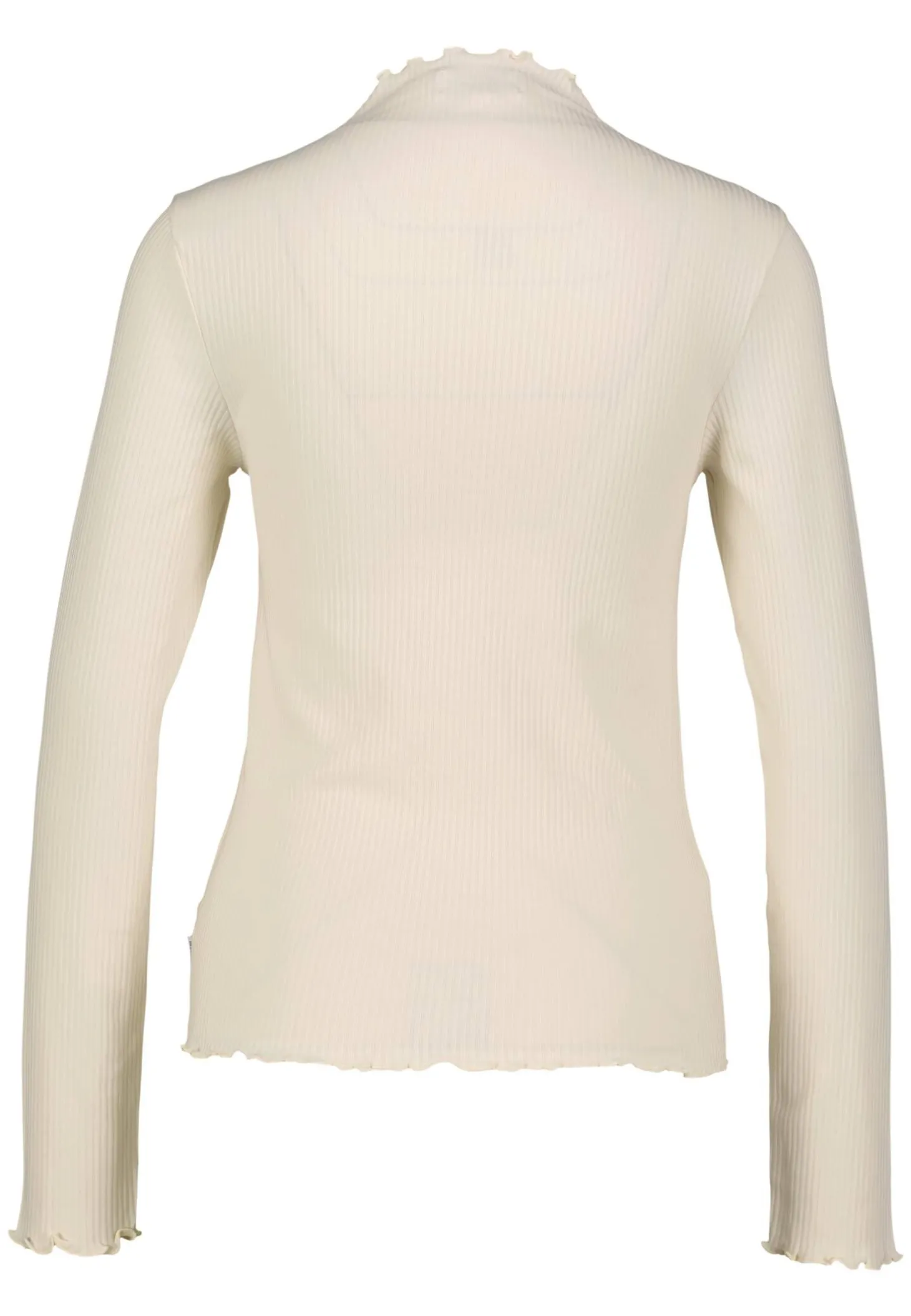 Damen Longsleeve mit Rüschenkanten