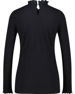 Damen Longsleeve mit Rüschen