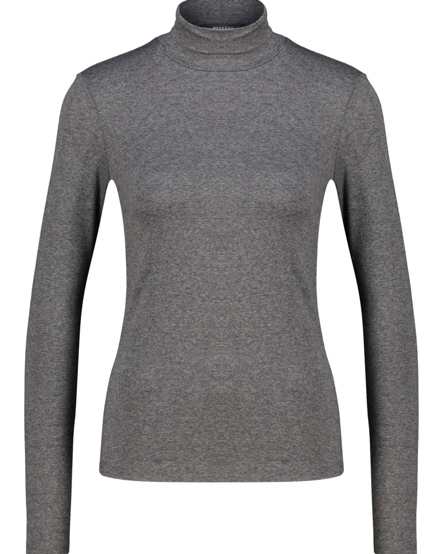 Damen Longsleeve mit Stehkragen