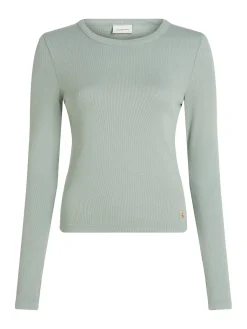 Damen Longsleeve Slim Fit