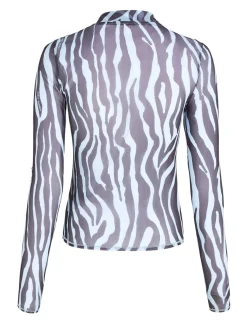 Damen Longsleeve TJW ZEBRA MESH