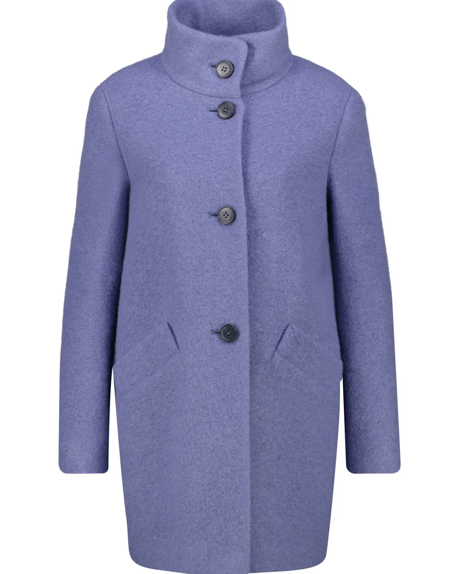 Damen Mantel mit Stehkragen