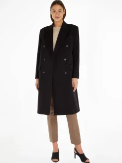 Damen Mantel mit Wolle