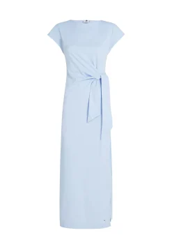 Damen Maxikleid mit Knotendetail