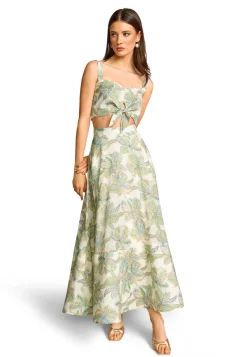 Damen Maxirock DESERT ROSE PRINT
