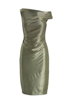 Damen Metallic-Cocktailkleid