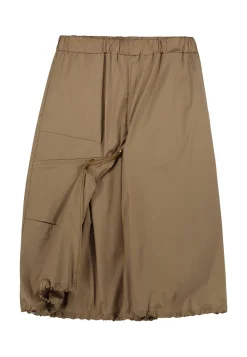 Damen Midi-Ballonrock aus Fallschirmstoff