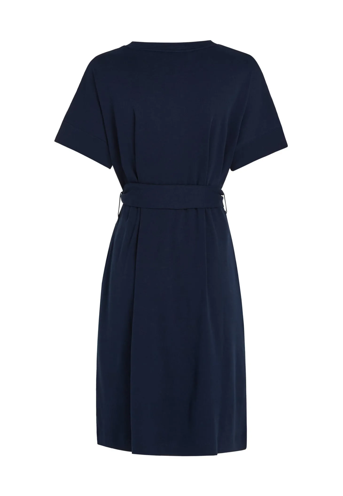 Damen Midikleid mit Taillengurt