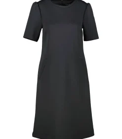 Damen Midikleid Relaxed Fit Kurzarm