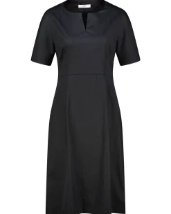 Damen Midikleid WAISTED CREW NECK Regular Fit