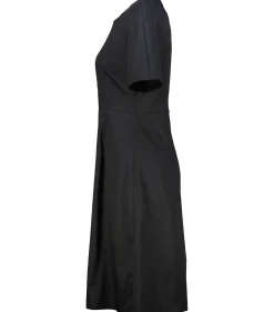 Damen Midikleid WAISTED CREW NECK Regular Fit