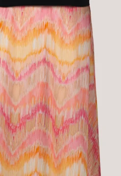 Damen Midirock aus Baumwollpopeline