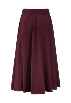 Damen Midirock mit Baumwolle