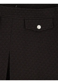 Damen Midirock mit Kellerfalte RAFERI