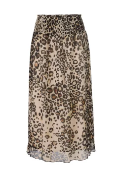 Damen Midirock mit Volant