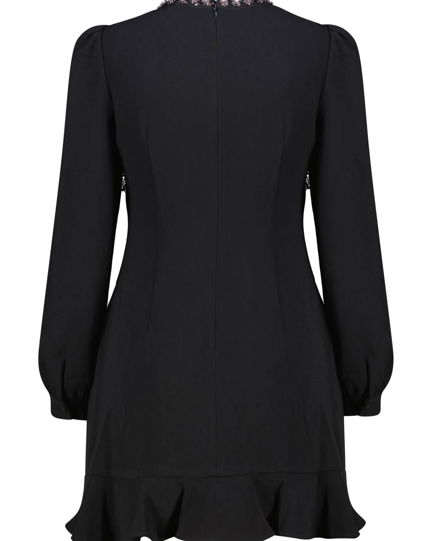 Damen Minikleid BLACK CREPE EMBELLISHED TUNIC