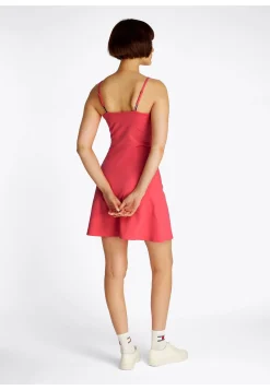 Damen Minikleid TJW ESSENTIAL STRAP FLARE DRESS Slim Fit