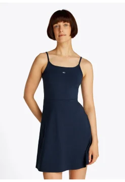 Damen Minikleid TJW ESSENTIAL STRAP FLARE DRESS Slim Fit