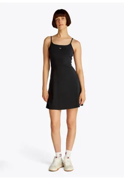 Damen Minikleid TJW ESSENTIAL STRAP FLARE DRESS Slim Fit