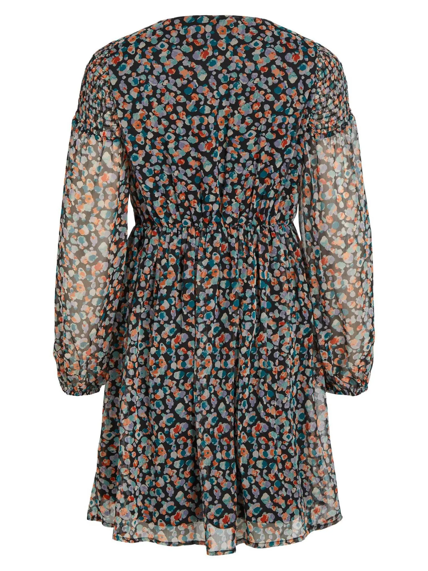 Damen Minikleid VIFALIA V-NECK L/S DRESS