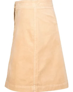 Damen Minirock aus Stretch-Samt