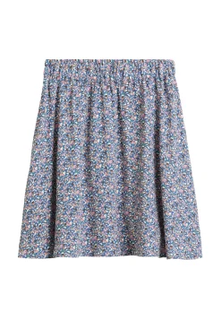 Damen Minirock aus Viskose-Crepe