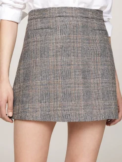 Damen Minirock aus Wollmix