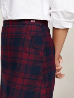 Damen Minirock mit Bio-Baumwolle TJW CHECK MINI SKIRT