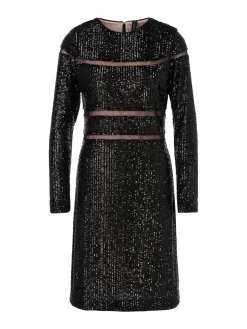 Damen Paillettenkleid