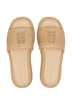 Damen Pantoletten in Bastoptik