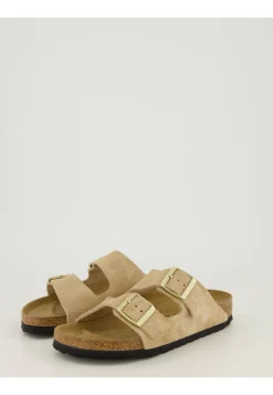 Damen Pantoletten Veloursleder ARIZONA