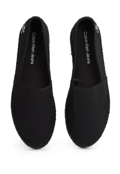 Damen Plateau-Espadrilles aus Canvas