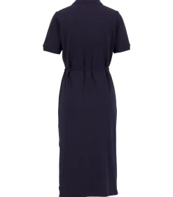 Damen Polokleid mit Bindegürtel