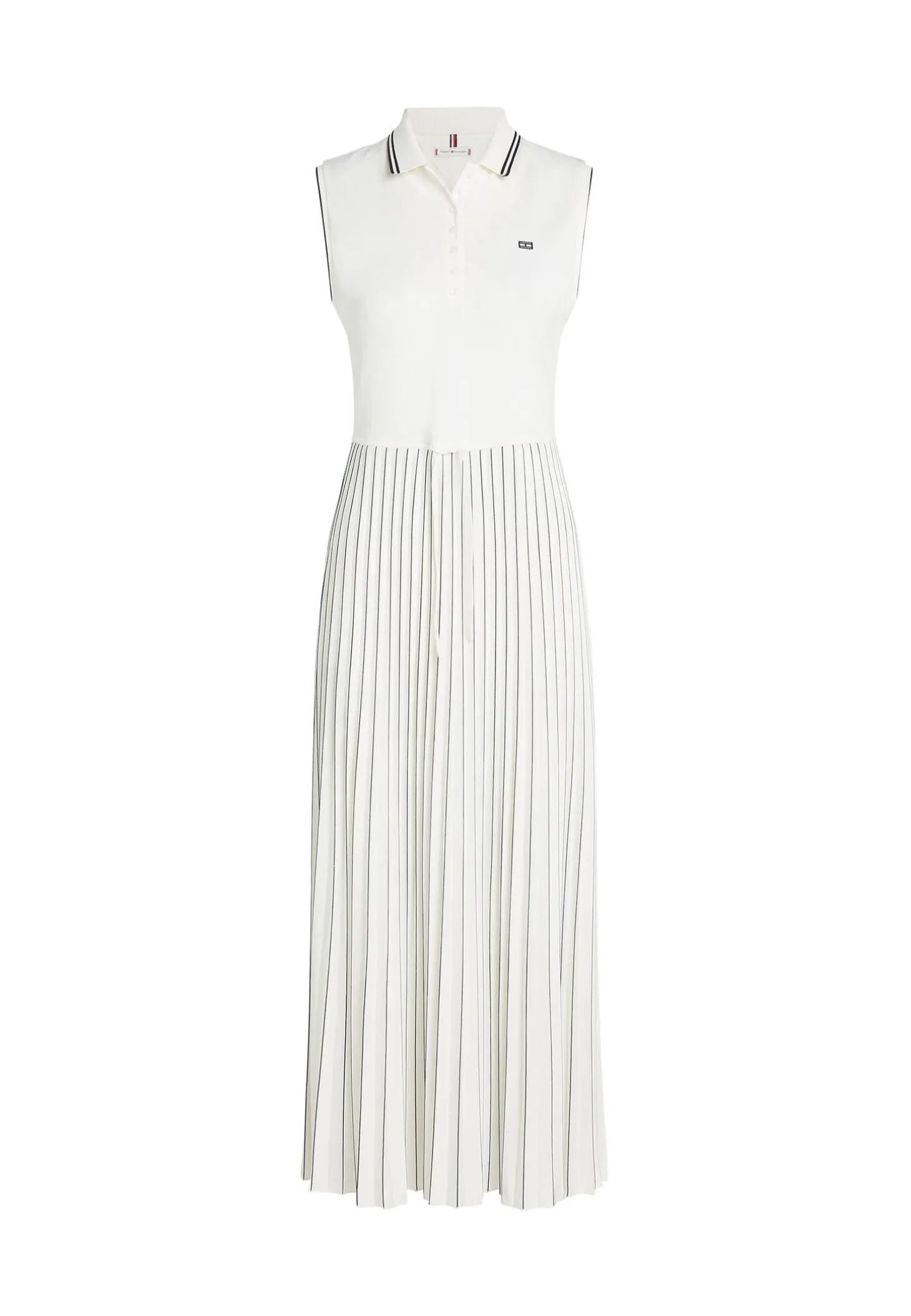 Damen Polokleid mit Falten