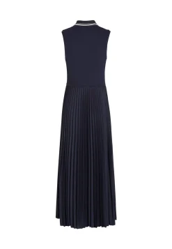 Damen Polokleid mit Falten