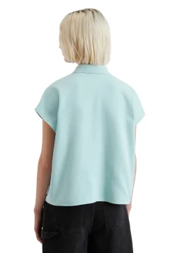 Damen Poloshirt aus Heavy-Jersey Wide Fit