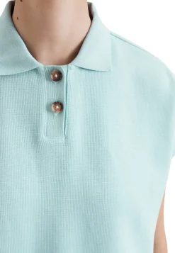 Damen Poloshirt aus Heavy-Jersey Wide Fit