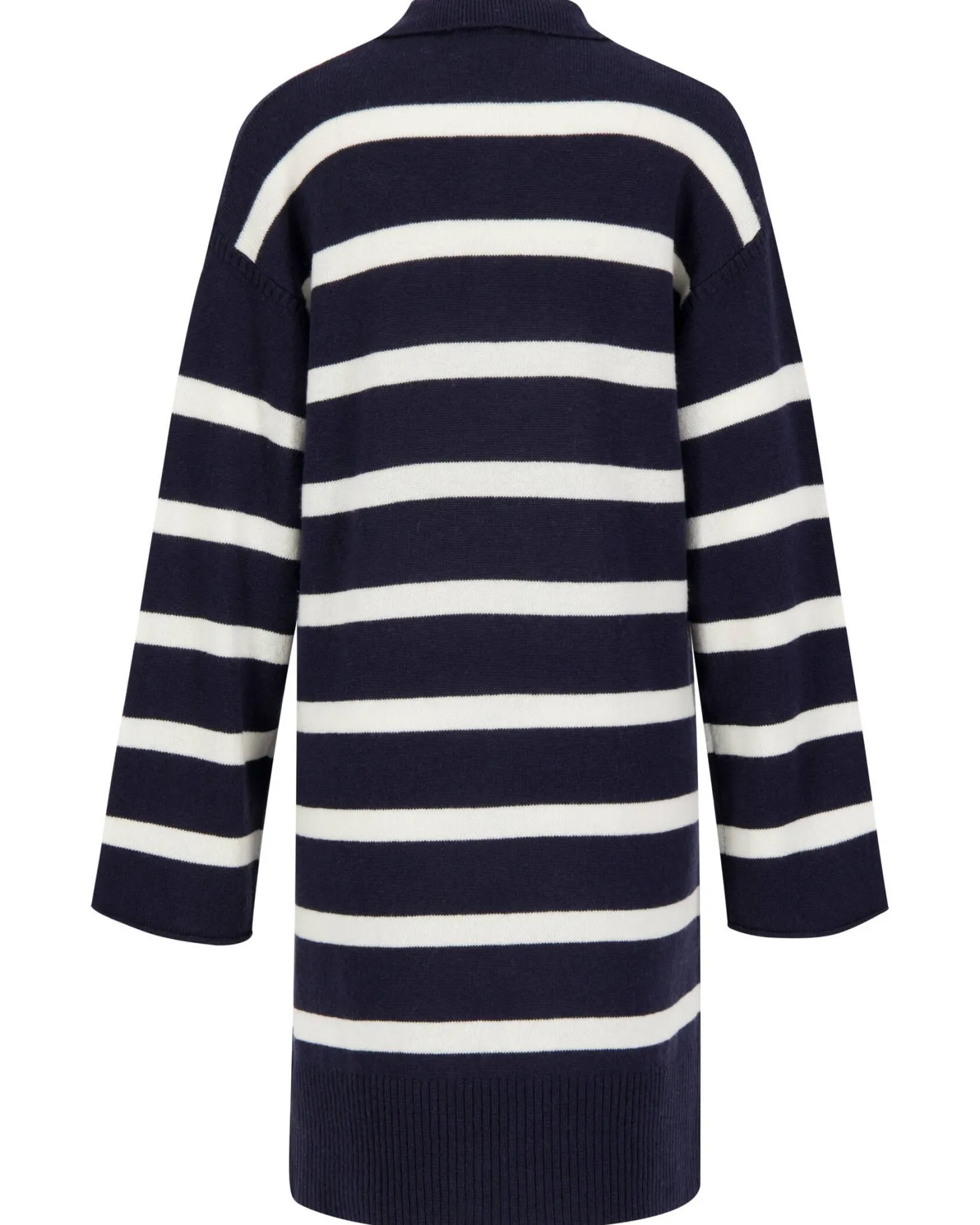 Damen Polo-Strickkleid