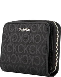 Damen Portemonnaie Logo mit Rundum-Reißverschluss