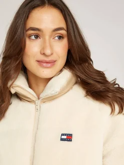 Damen Puffer-Jacke Cropped Fit