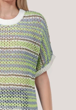 Damen Pullover aus Bändchengarn